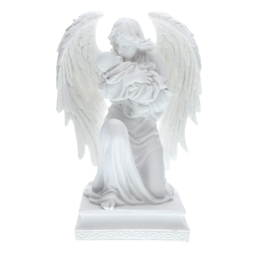 Guardian Angel With Child Veronese Statue, 7 Inch