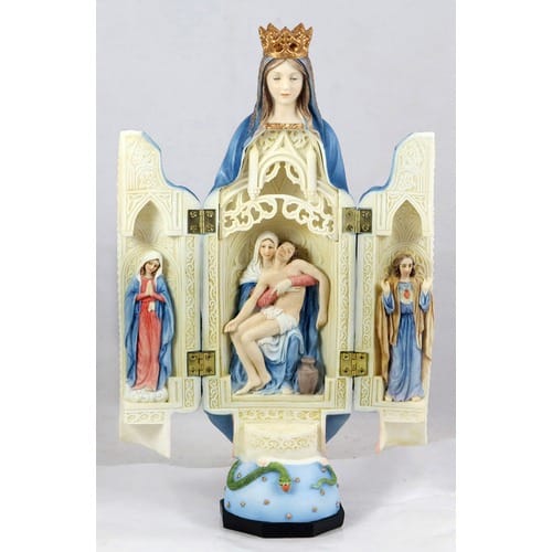 Our Lady Of Sorrows Triptych 11''