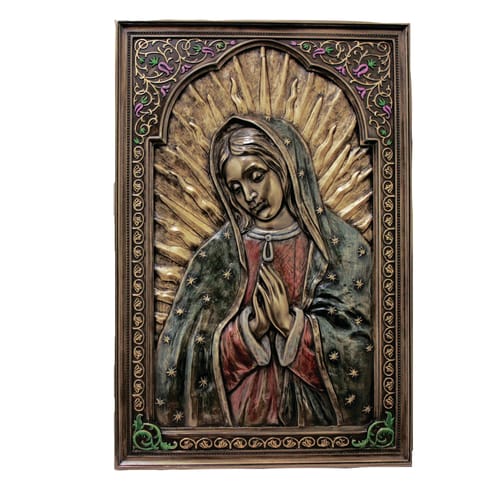 Guadalupe Plaque 9''