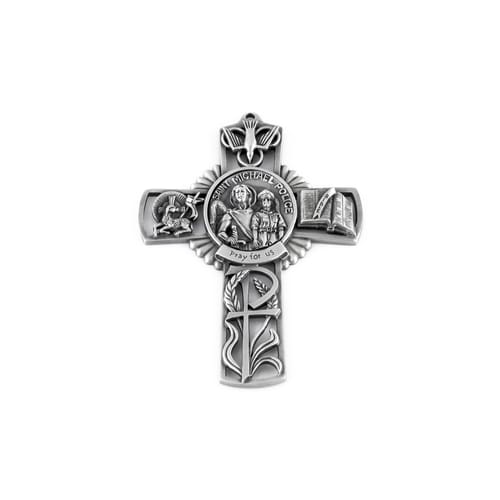 St. Michael-Police Wall Cross 5&quot;