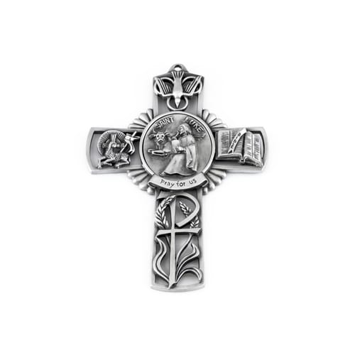 St. Luke Wall Cross 5&quot;