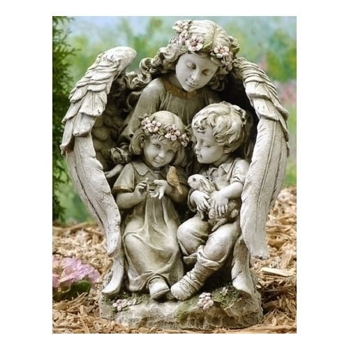Angel with Children Figure