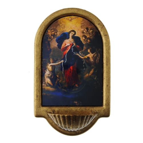 Mary Undoer Of Knots Holy Water Font