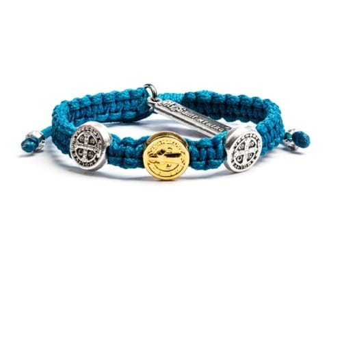 Turquoise Blue Benedictine Bracelet For Kids