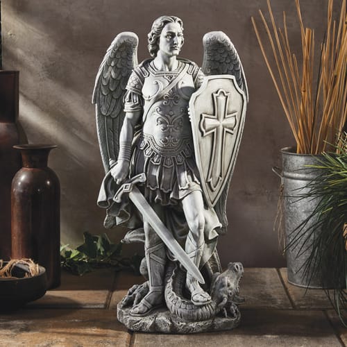 St. Michael The Warrior Statue, 24&quot;