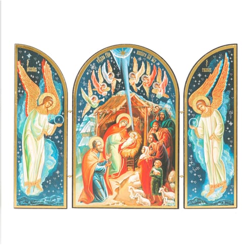 Nativity Of Christ Triptych