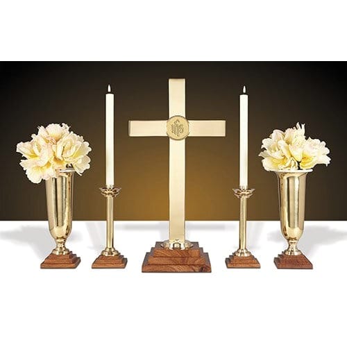 Brass Altar Set