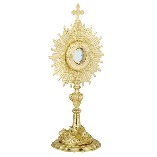 Angelic Hosts Monstrance With Case