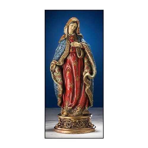 Regal Immaculate Heart of Mary Statue-9.25"