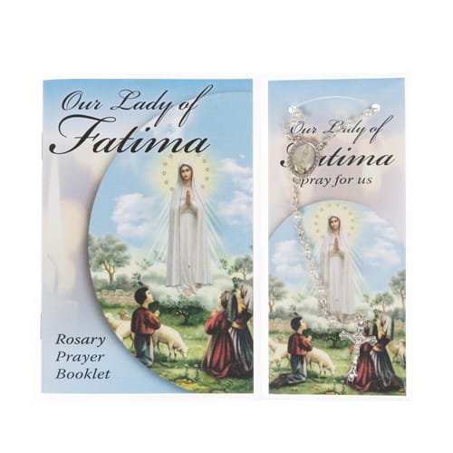 Fatima Rosary, Rosary Booklet &amp; Bookmark Set