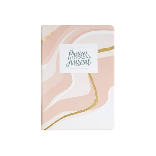 Peach Swirl Guided Prayer Journal