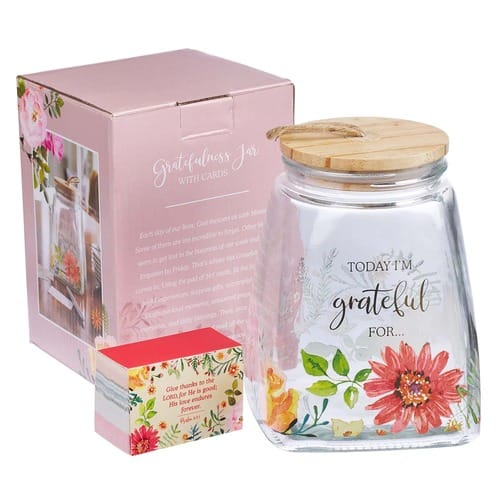 Gerbera Daisy Gratitude Jar With Cards