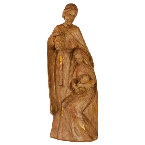 Holy Family Wood Look Nativity Statue - 11&quot;