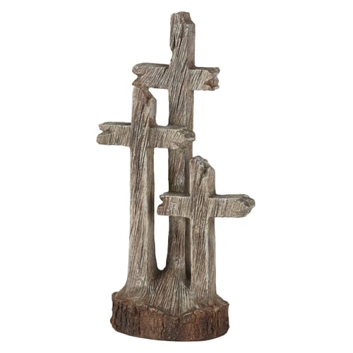 Three Crosses Sculpture - 8&quot;