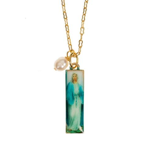 Mother Mary Charm Necklace