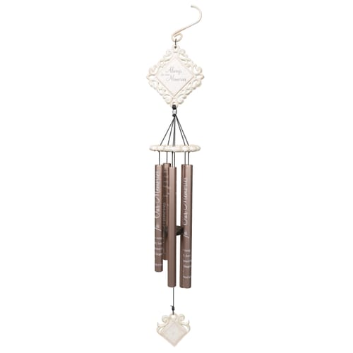 Vintage Whitewashed Memorial Wind Chime