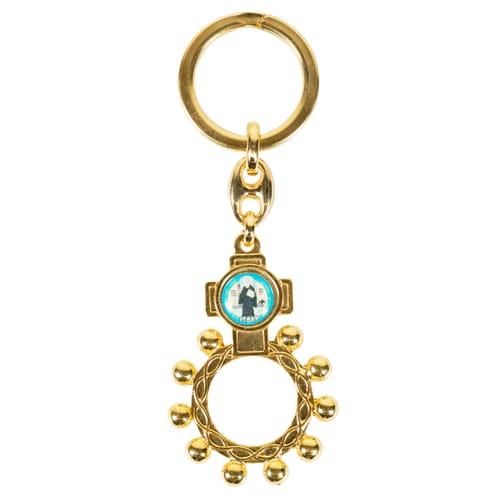 St. Benedict Finger Rosary Key Ring