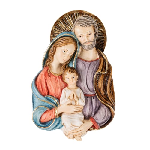 Italian Holy Family Wall Sculpture