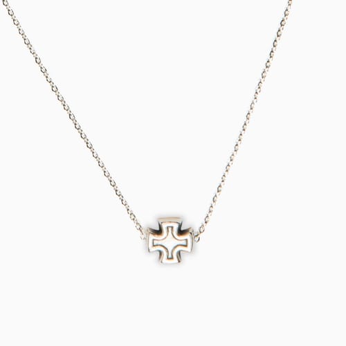 Faith Petite Floating Cross Necklace