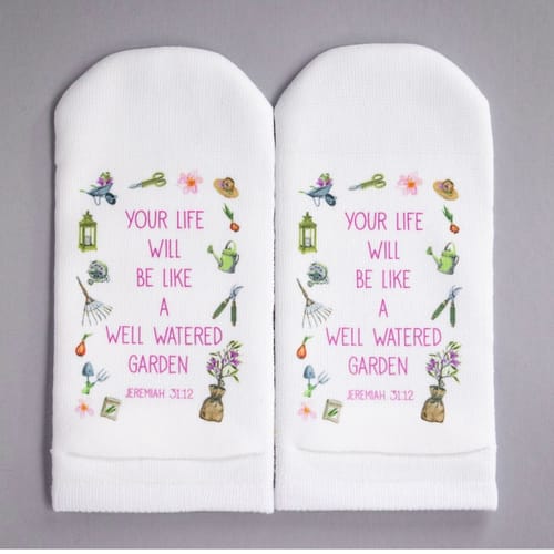 Like A Well-Watered Garden Women's Socks