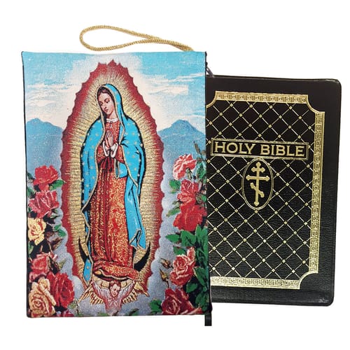 Our Lady Of Guadalupe Tapestry Bible Case