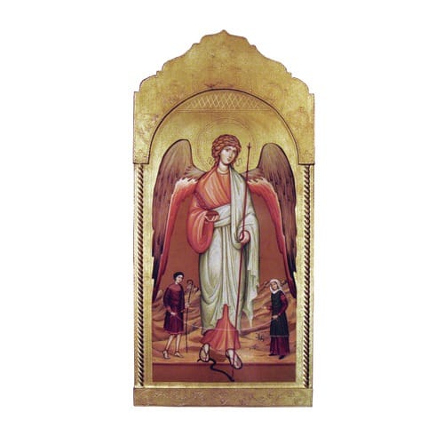 Archangel Raphael Plaque, 21X45&quot;