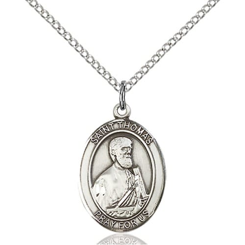 Sterling Silver St. Thomas The Apostle Pendant