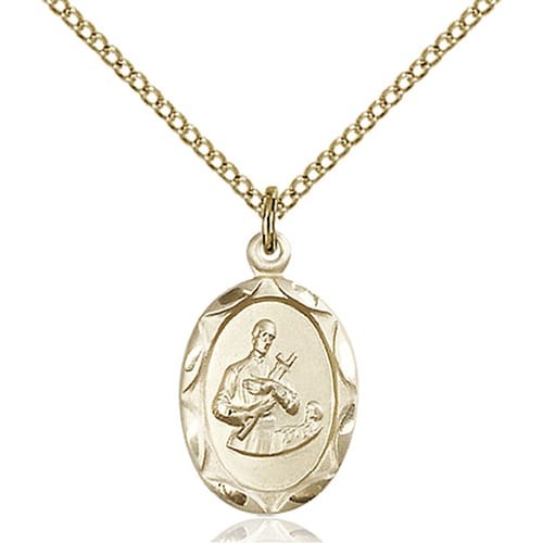 14kt Gold Filled St. Gerard Pendant