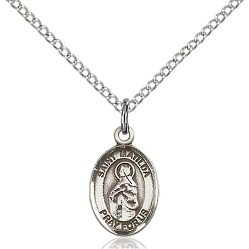 Sterling Silver St. Matilda Petite Pendant