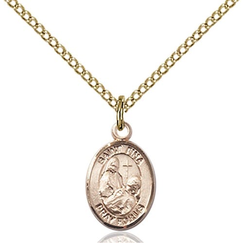 14kt Gold Filled St. Fina Petite Pendant