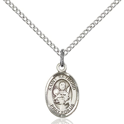 Sterling Silver St. Raymond Nonnatus Petite Pendant