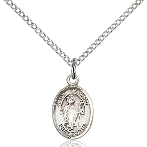 Sterling Silver St. Richard Petite Pendant