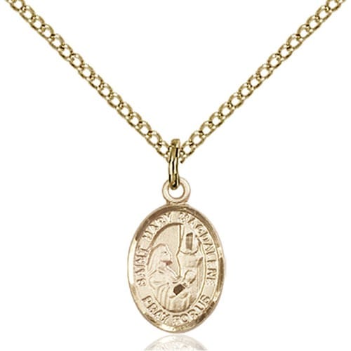 14kt Gold Filled St. Mary Magdalene Petite Pendant