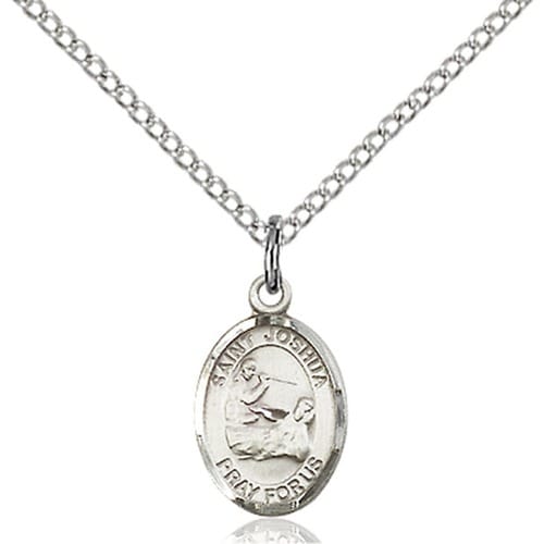 Sterling Silver St. Joshua Petite Pendant