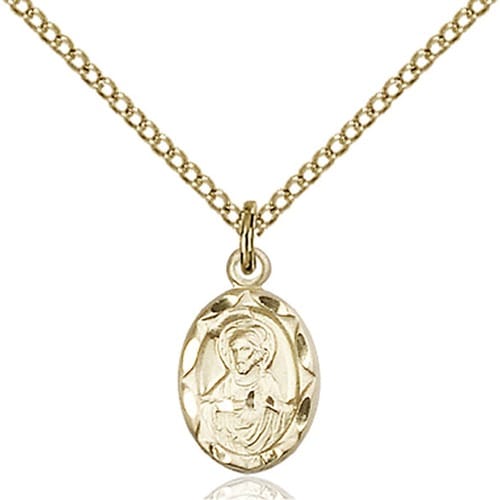 14kt Gold Filled Scapular Petite Pendant