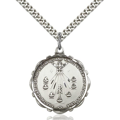 Sterling Silver Seven Gifts Pendant