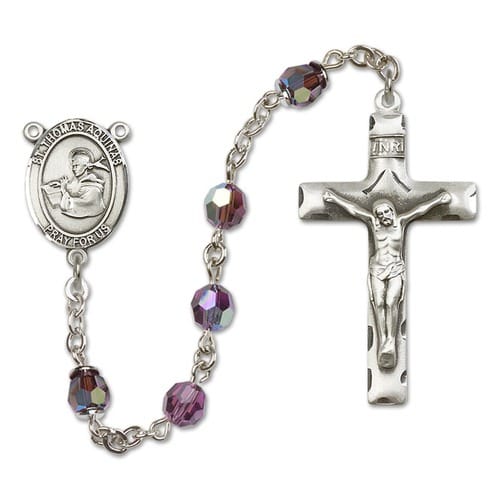 SS Purple February St. Thomas Aquinas Rosary