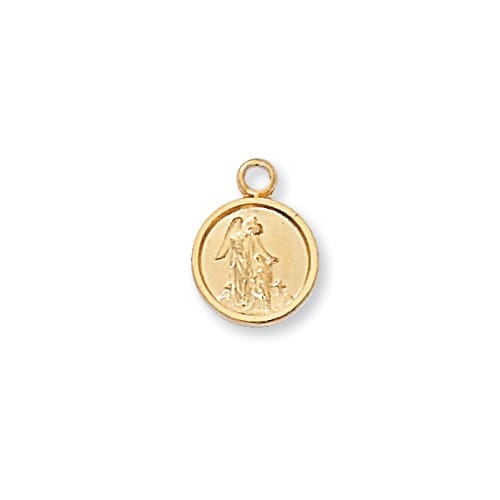 Gold Over Sterling Guardian Angel Pendant