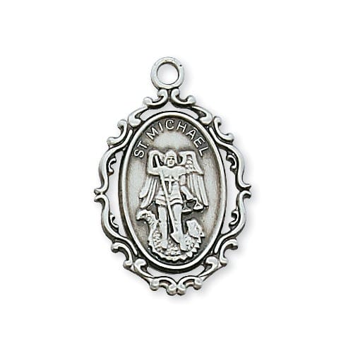 Sterling Silver St. Michael Pendant