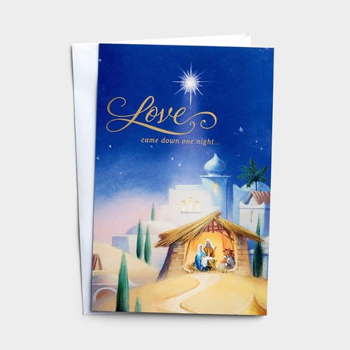 Love Came Down Boxed Christmas Cards - Set Of 50