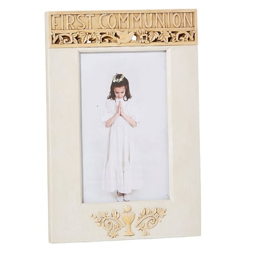 Remembrance Of Me First Communion Photo Frame - 8.5&quot;