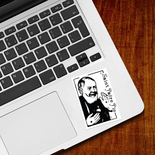 St. Padre Pio Stickers - Pack Of 4