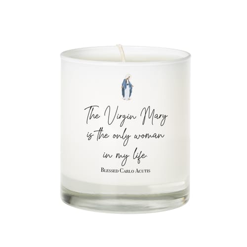 Bl. Carlo Acutis &quot;The Only Woman&quot; Candle