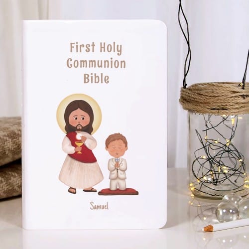 Personalized First Communion Bible For Boys #5