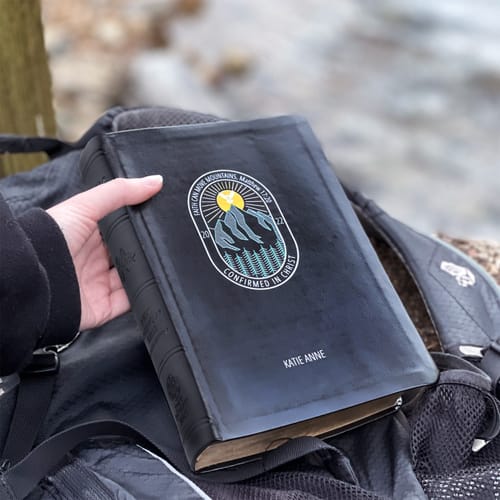 Personalized Confirmation Adventure Bible - Black