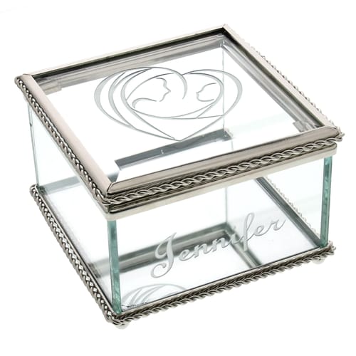 Madonna &amp; Child Glass Box