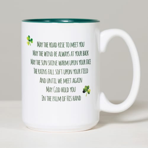 Personalized Irish Blessing Coffee Mug