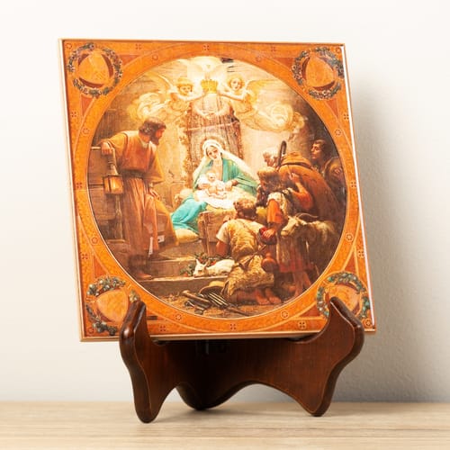 Vidal Adoration Of The Shepherds Tile