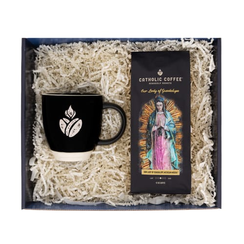 CF Black Bean Mug &amp; Our Lady Of Guadalupe Gift Set