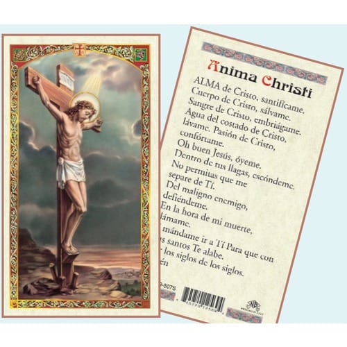 Anima Christi - Tarjeta en Español | The Catholic Company